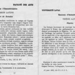 Examens latin juin '54