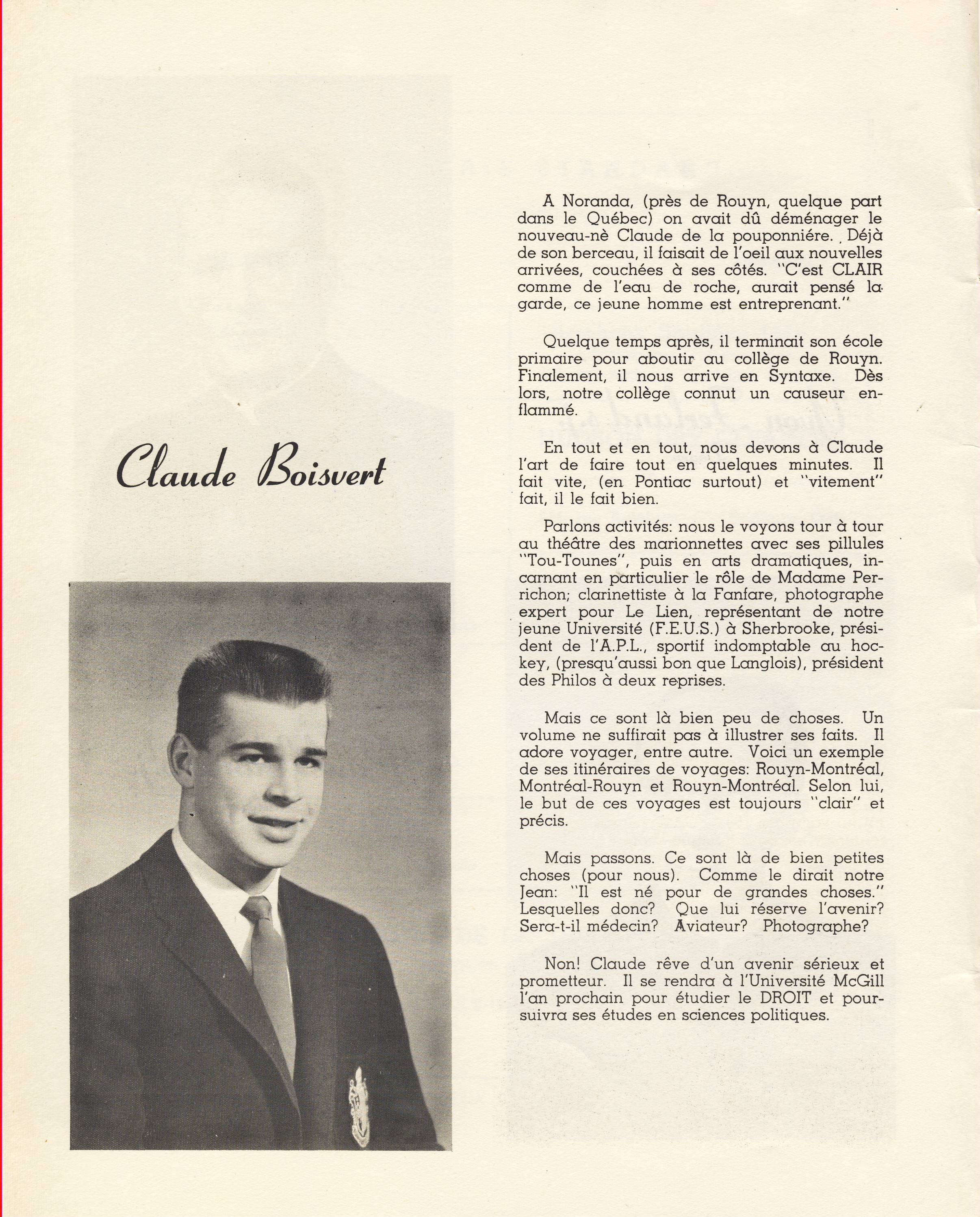 Boisvert Claude