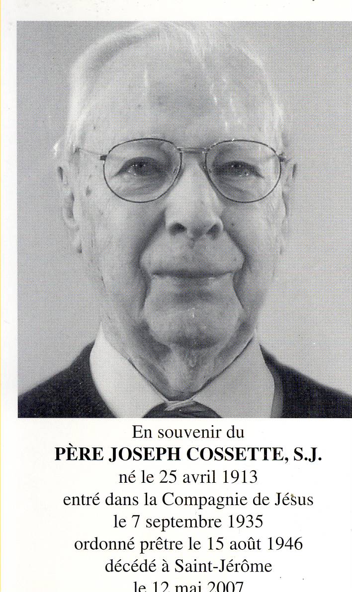 Cossette, Joseph