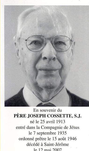 Cossette, Joseph