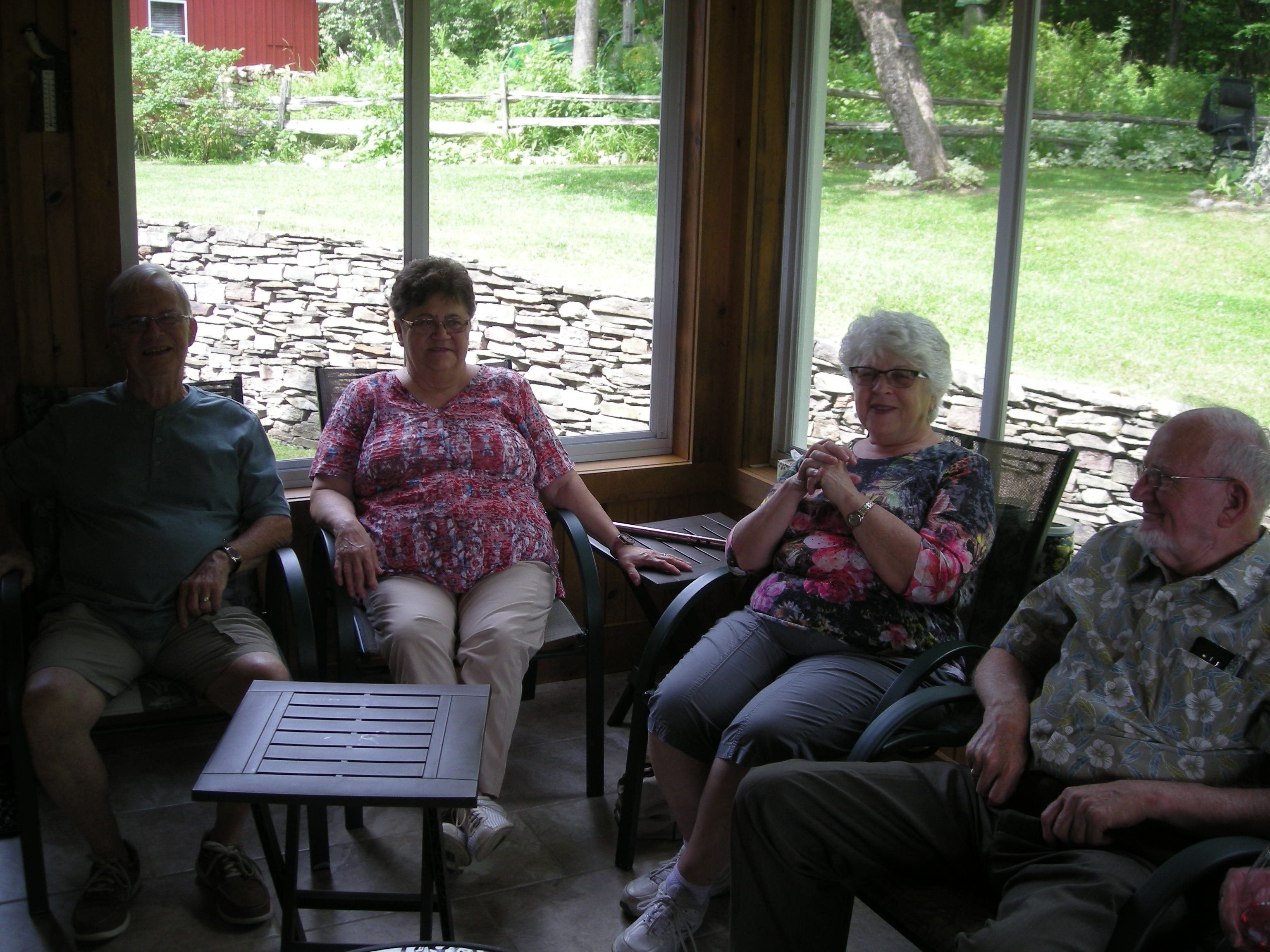 Alfred, Monique, Shirley, Gérald