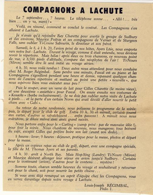 Septembre - Octobre 1956
